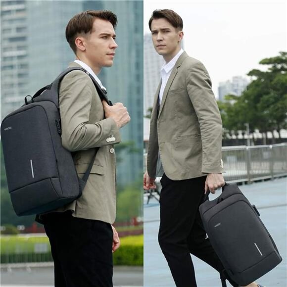 Laptop Backpack 15.6 inch with TSA Lock and USB Charging Flight Approved - Picture 9 of 14